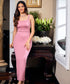 Bodycon Ponte Dress - Pink